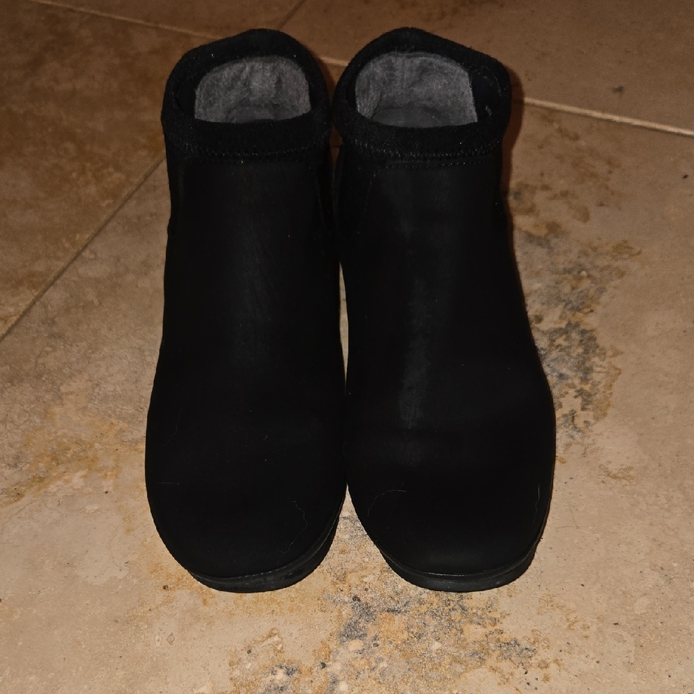 Camper Alrihht Suede Black Ankle Boots